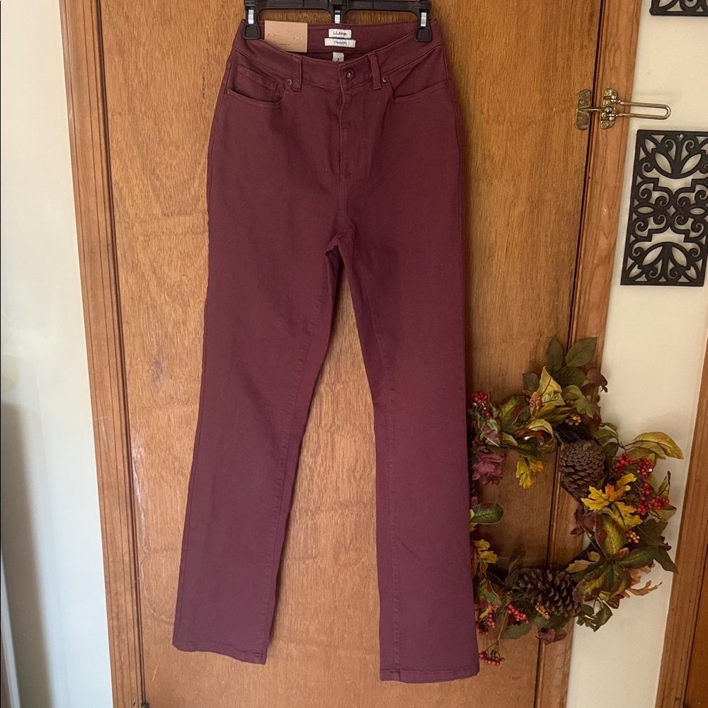 L.L. Bean Women's Burgundy Pants